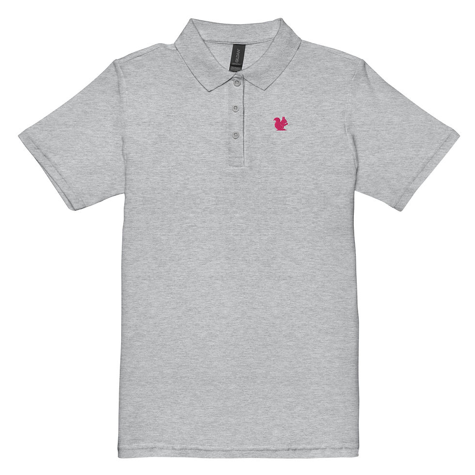 Thumbnail: Women’s Pink Squirrel Pique Polo 