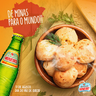 Pão de Queijo e Guaraná Mineiro para o mundo