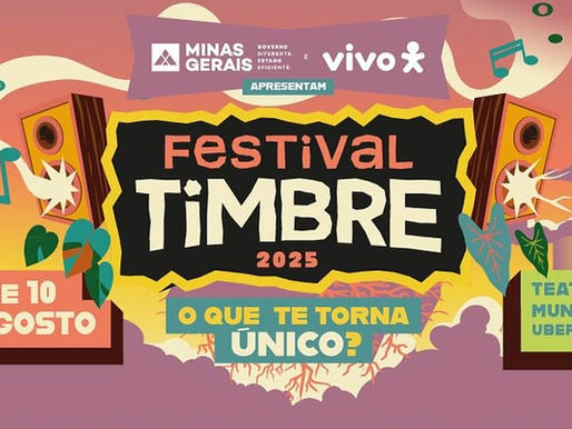 Festival Timbre 2025 promete agitar Uberlândia com lineup diversificado no próximo fim de semana