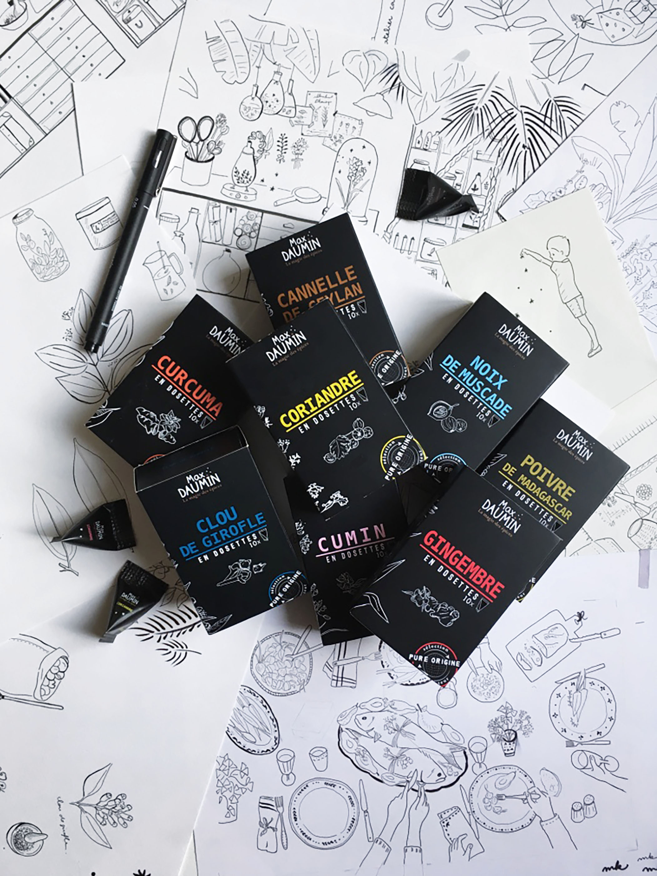 Illustrations for Packaging