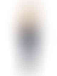 A woman wearing royal blue high-waisted compression leggings with a black sports bra, working out. Cusuti.