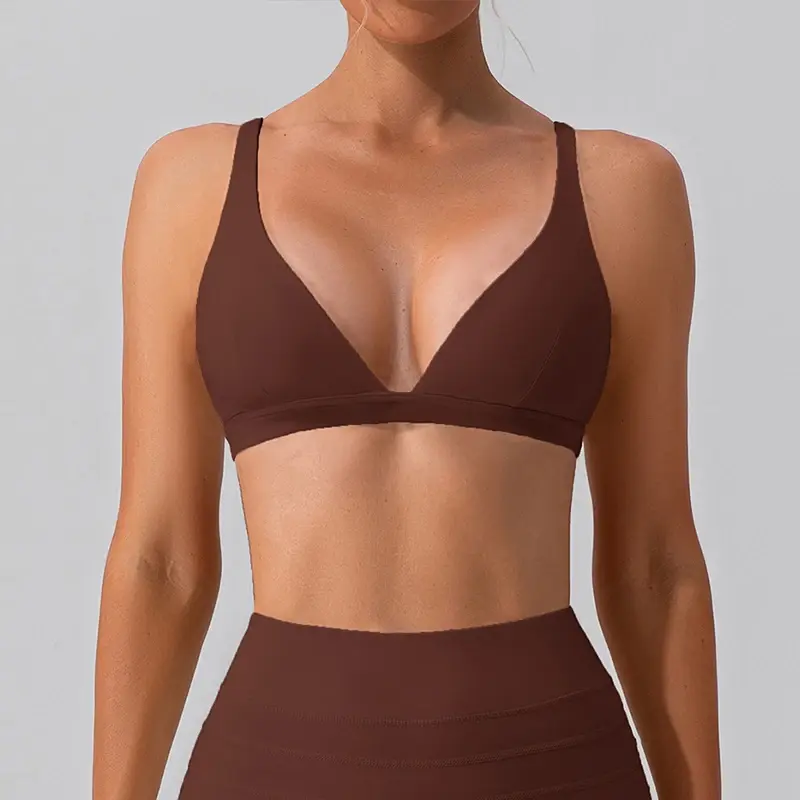 Cusuti High Quality Sports Bra Gym Top Activewear Yoga Clothes Training