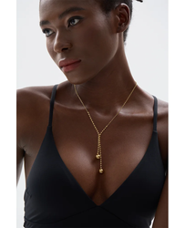 PVD real gold-plated stainless steel in a modern round design. Tarnish-resistant and durable. Multiple variations available