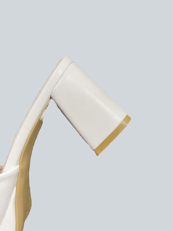 Cusuti, Taylor Swift Eras Tour off-white mules, square heel, PU leather, coastal grandma aesthetic, comfortable, stylish,