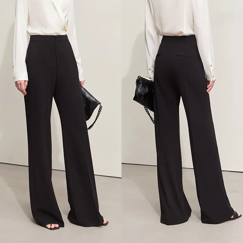 Cusuti Summer Casual Loose Flare Pants - Comfy Minimalist Style