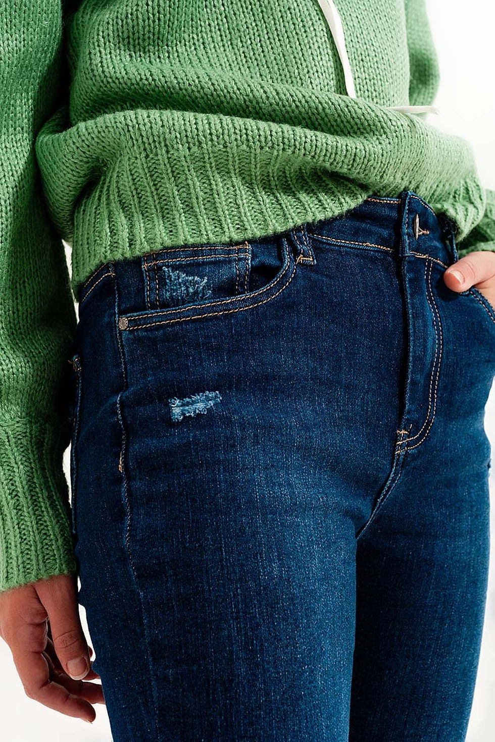Thumbnail: Skinny Jeans With Stretch in Medium Blue