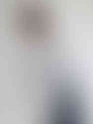 Black and white crewneck t-shirt with long sleeves by Cusuti made of cotton-polyester blend jersey fabric with a relaxed fit.