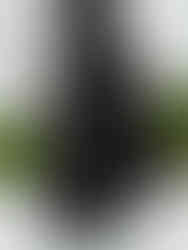 Three mid-calf jersey dresses with empire waists, loose fits, and asymmetrical designs.