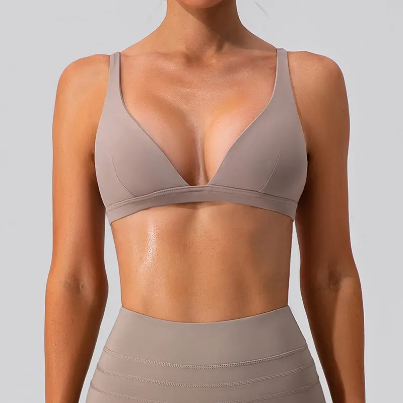 Cusuti High Quality Sports Bra Gym Top Activewear Yoga Clothes Training