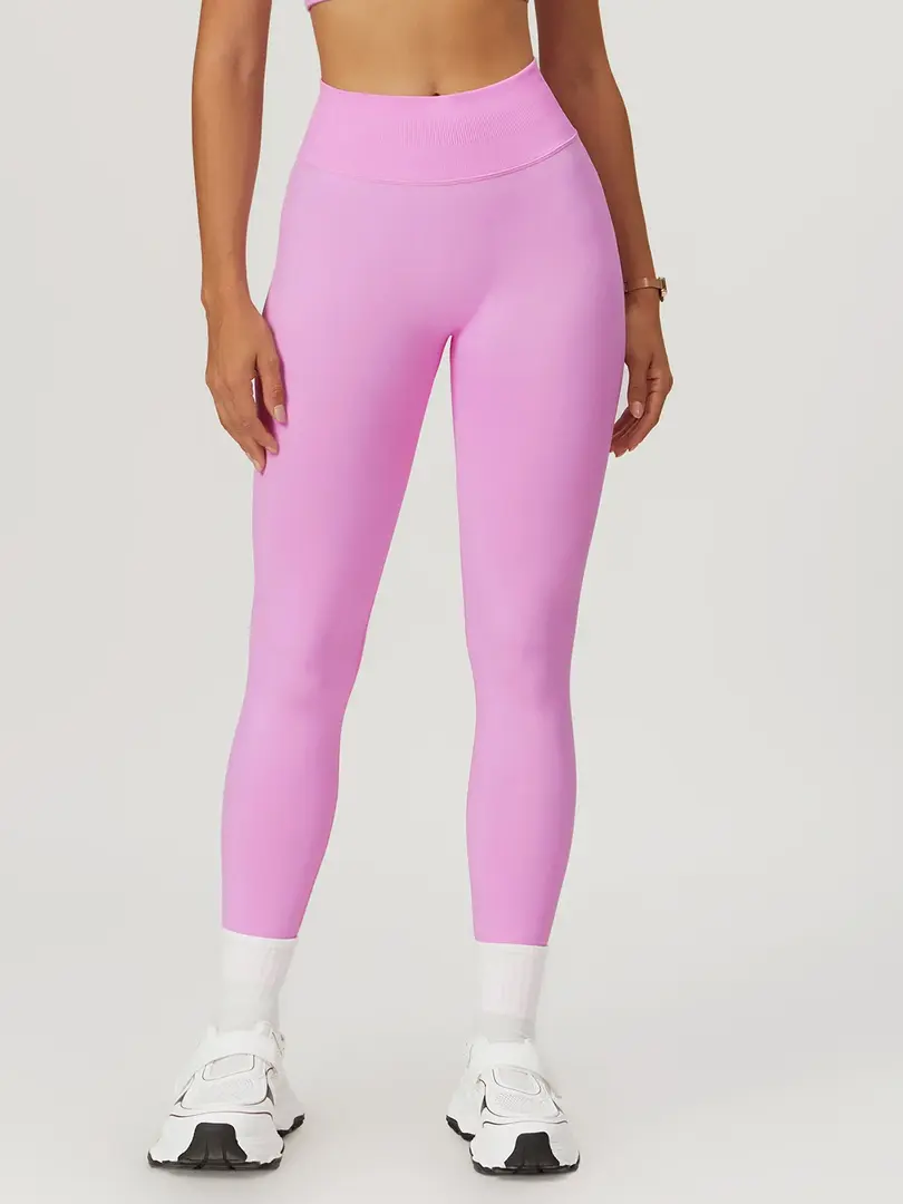 Cusuti Seamless High Waist Yoga Leggings | Push Up Running Workout Tights