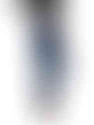 Pair of dark navy skinny jeans with slight fading details, showcasing the form-fitting silhouette.