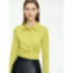 Asymmetrical Office Shirt - Minimalist Design, Fall Fashion