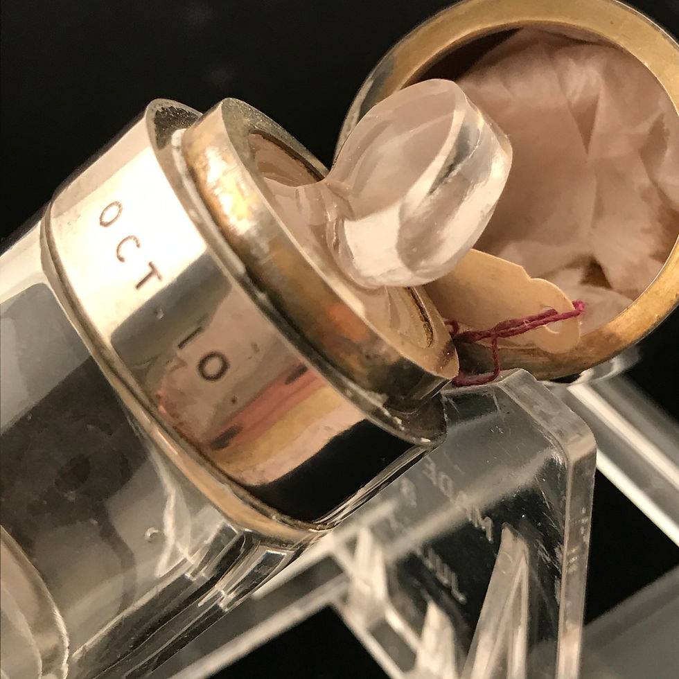 Thumbnail: Double Ended Perfume Bottle-Smooth Clear