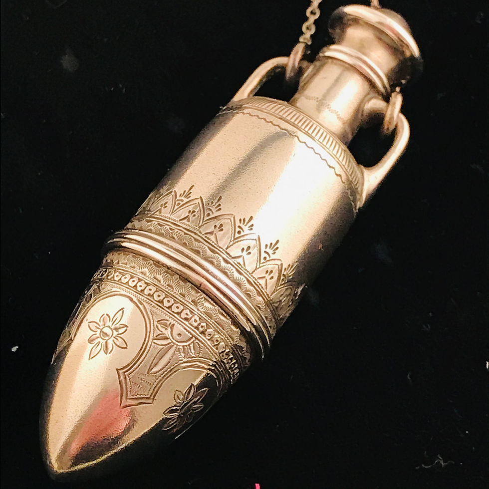 Tiffany Perfume Bottle and Vinaigrette