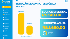 Como Reduzimos 54% da Conta Telefônica e Garantimos Economia Anual de R$ 1.680,00 - Case Alex (Pessoa Física)