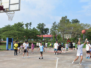 Interhouse basketball practice