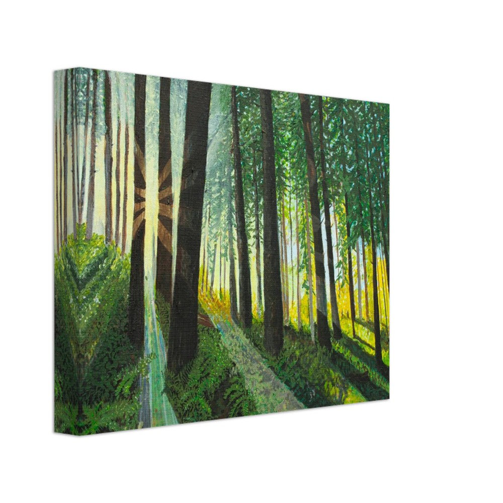"Enchanted Forest- Oyster Dome" Original Canvas Print