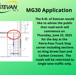 Road Work at Petro-Pass Truck Stop Commencing on Thursday, June 23, 2022.
