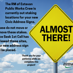 Civic Address Signage Notice