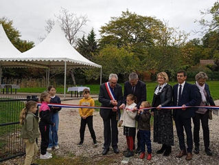 Inauguration de l'aire intergénérationnelle de Chille