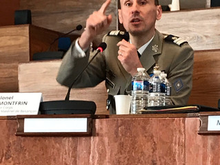 Loi de programmation militaire : conférence avec le colonel Montfrin au conseil départemental du Jur