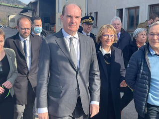 Jean Castex premier ministre en visite dans le Jura