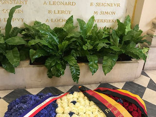 Hommage aux députés morts pendant la grande guerre