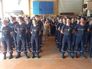 Cérémonie de remise des brevets des Jeunes Sapeurs Pompiers