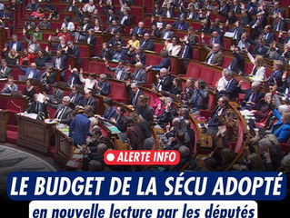 Vote du Projet de Loi de Financement de la Sécurité Sociale pour 2026