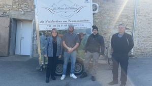 Visite du GAEC La Ferme du Château à Chevreaux