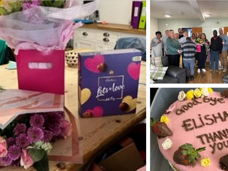 farewell lunch for Elisha Kemsley