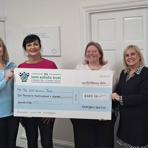 A special thank you to Caroline Fletcher, the Ladies Captain at Etchinghill Golf Club, raising an incredible £6,211....