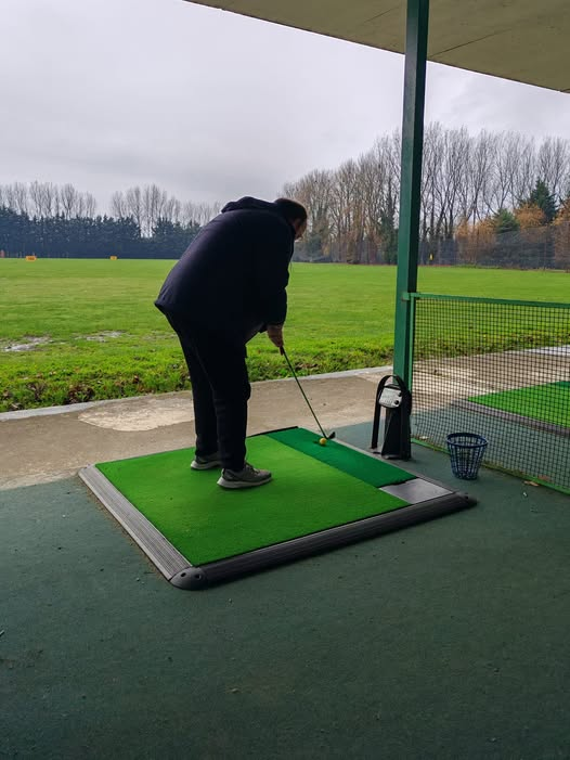 A day out at the driving range....