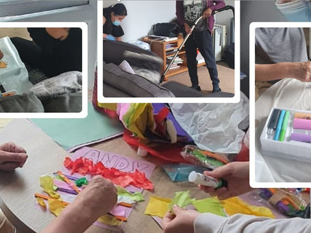 More arts and crafts at Jemmett Road residential home in Ashford....