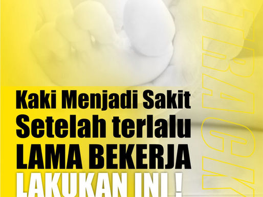 Tips cegah kaki sakit setelah bekerja lama