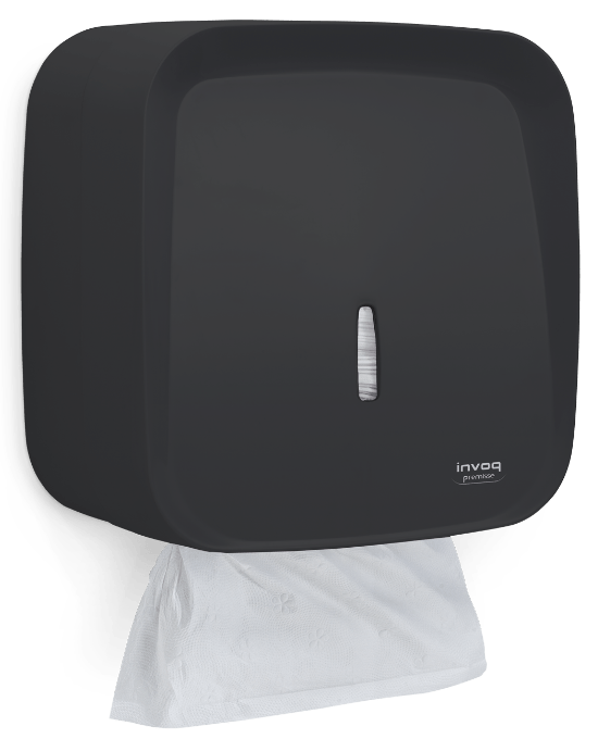 Dispenser Para Papel Toalha Interfolha Premisse Invoq Preto
