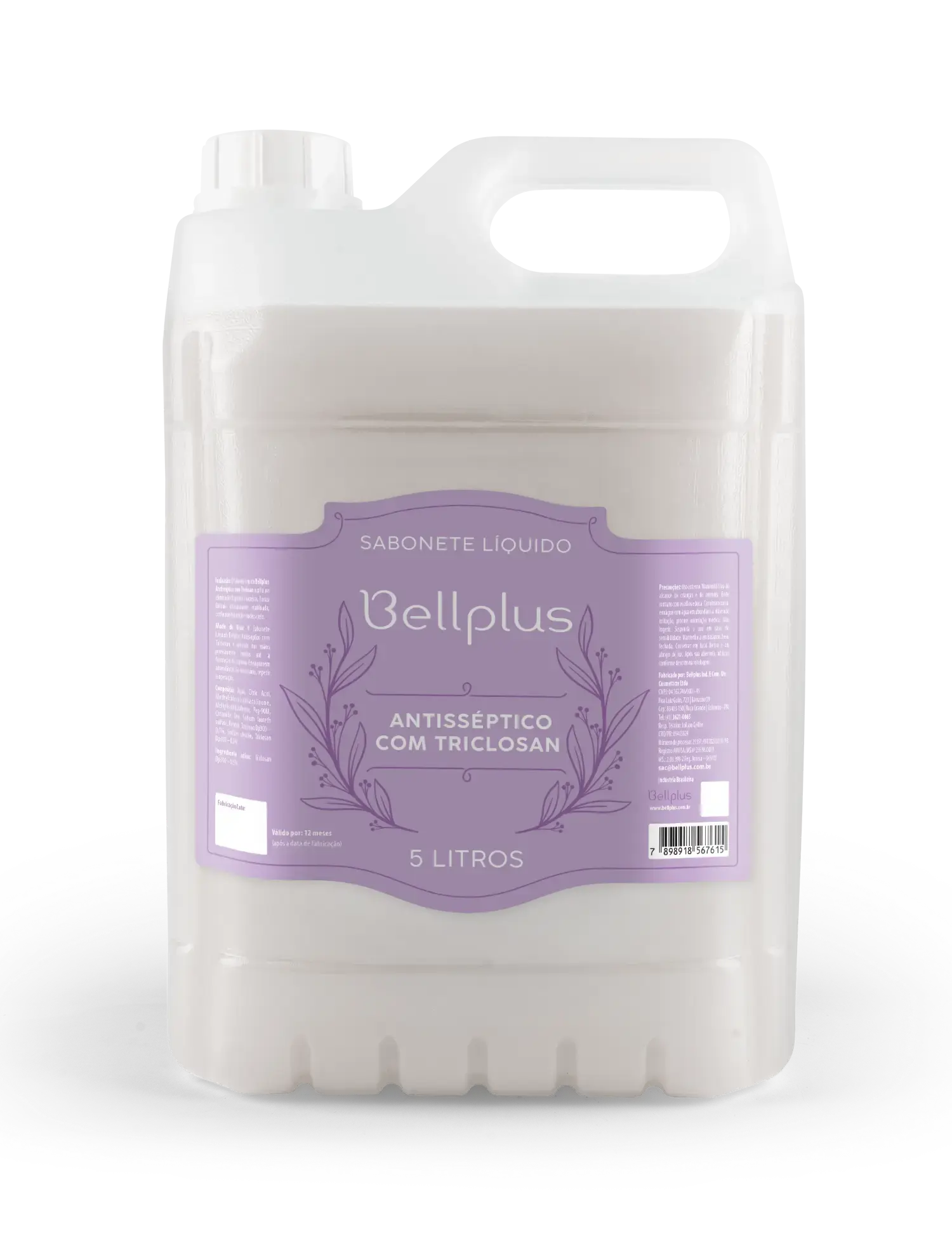 Sab. Líq. Antisséptico com Triclosan Bellplus 5L