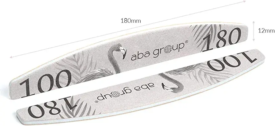 Miniature : Lime à ongles droite Aba Group, grain 100/180 pour usage professionnel.