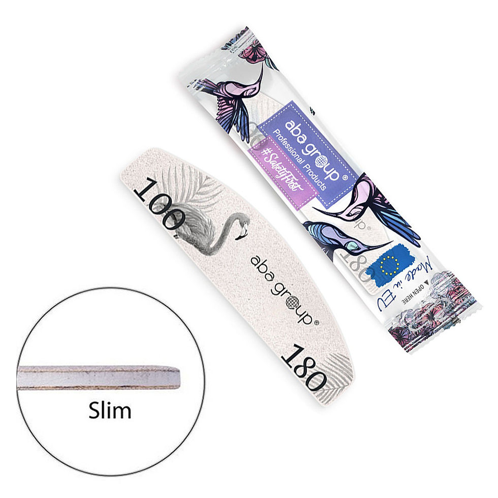 Mini lime de pédicure jetable Safety First 100/180 – emballée individuellement