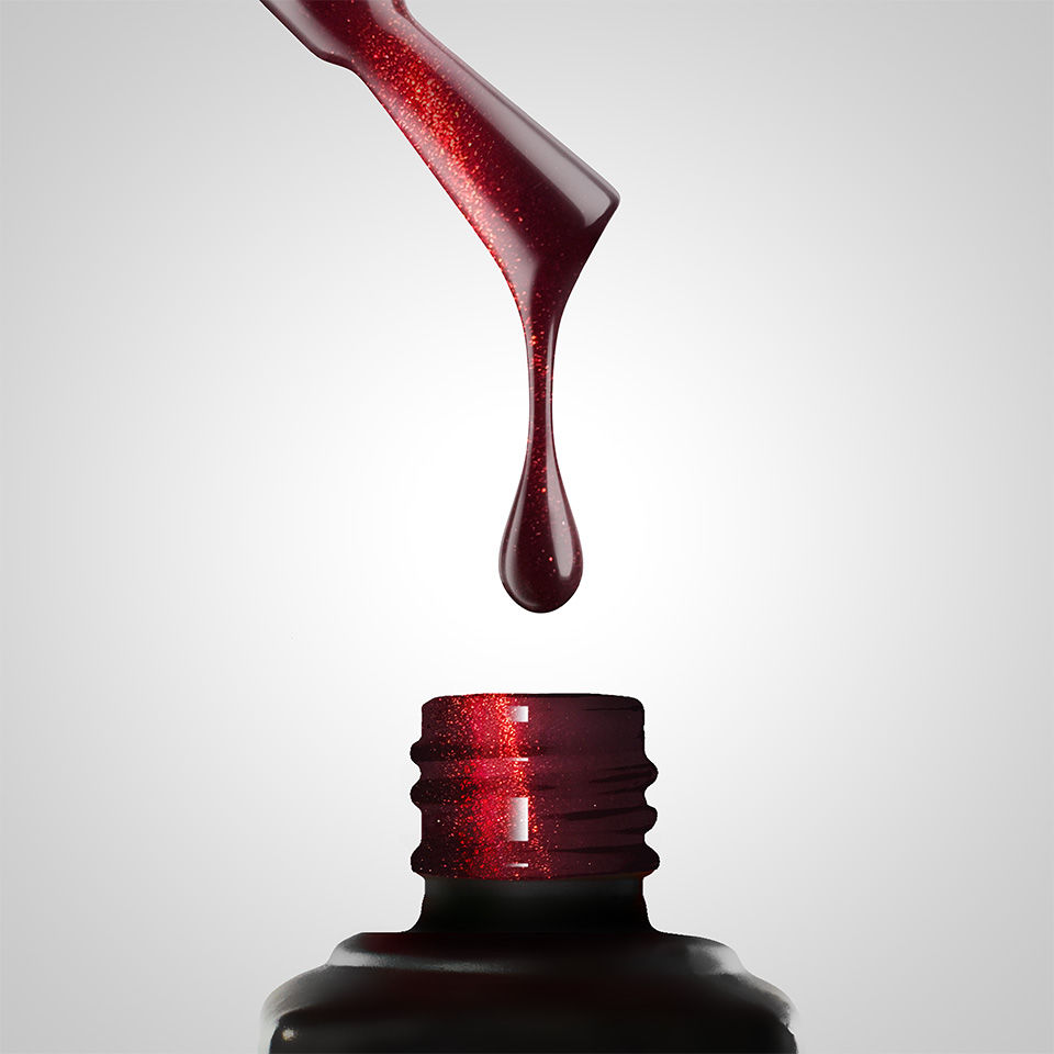 Goutte de vernis hybride Magenta Snake Eye de la collection Snake Touch – magenta métallique avec effet œil de chat