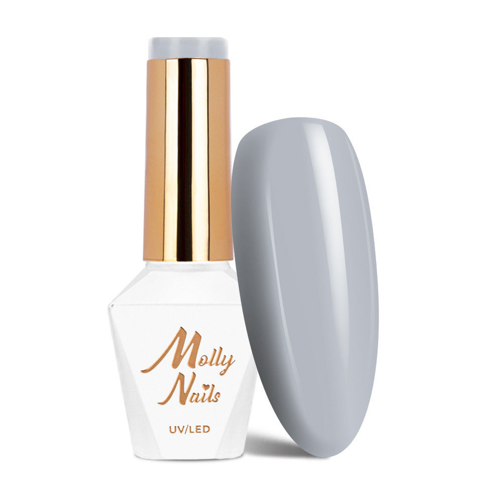 Molly Nails Glamour Women Luxury Grey Vernis semi permanent 8g n°6
