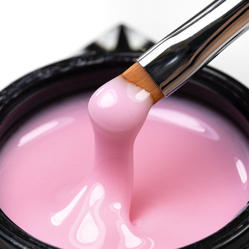 Texture auto-égalisante du Builder Gel Self Leveling Molly Nails French Pink HEMA/Di-HEMA Free
