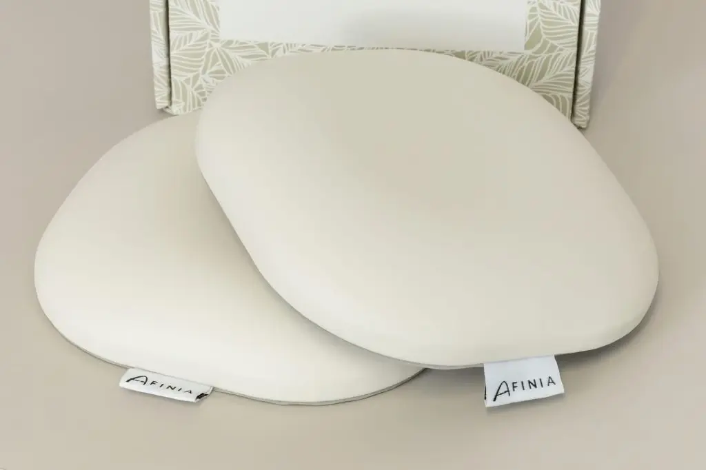 Deux repose-coudes Afinia Rest crème