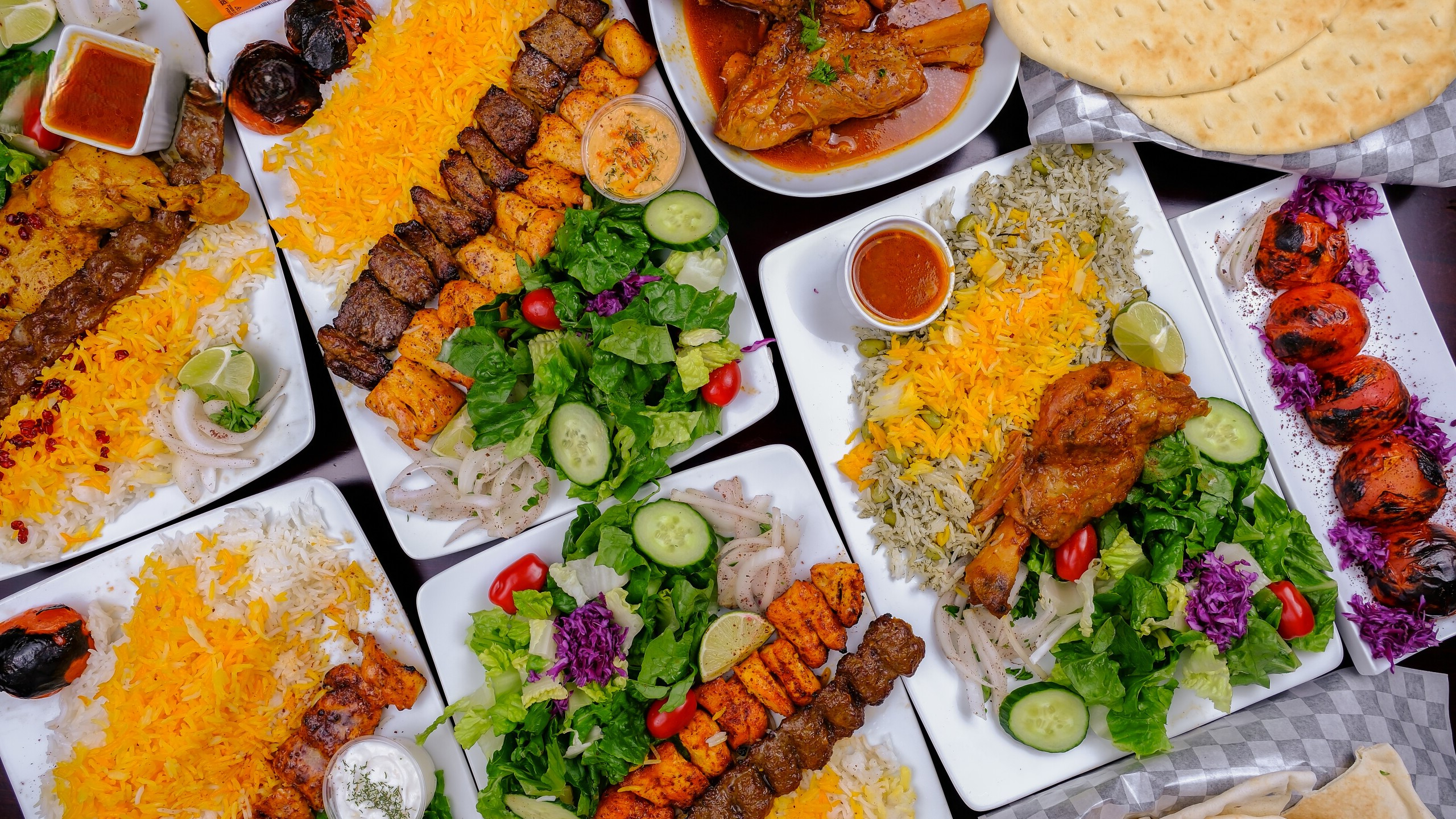 Arranged Food and Objects