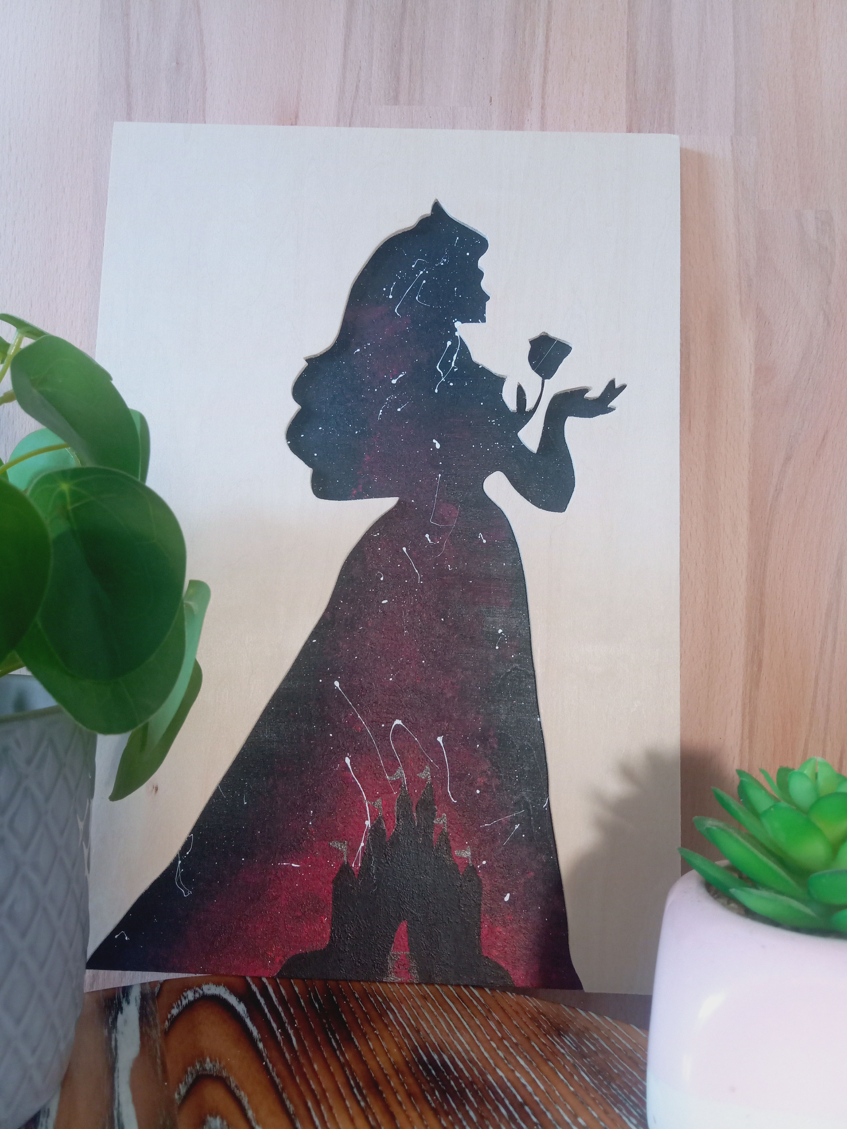 Tableau Princesse au château