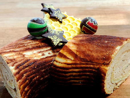 Bûche de Noël - Rechtzeitig zum Advent.