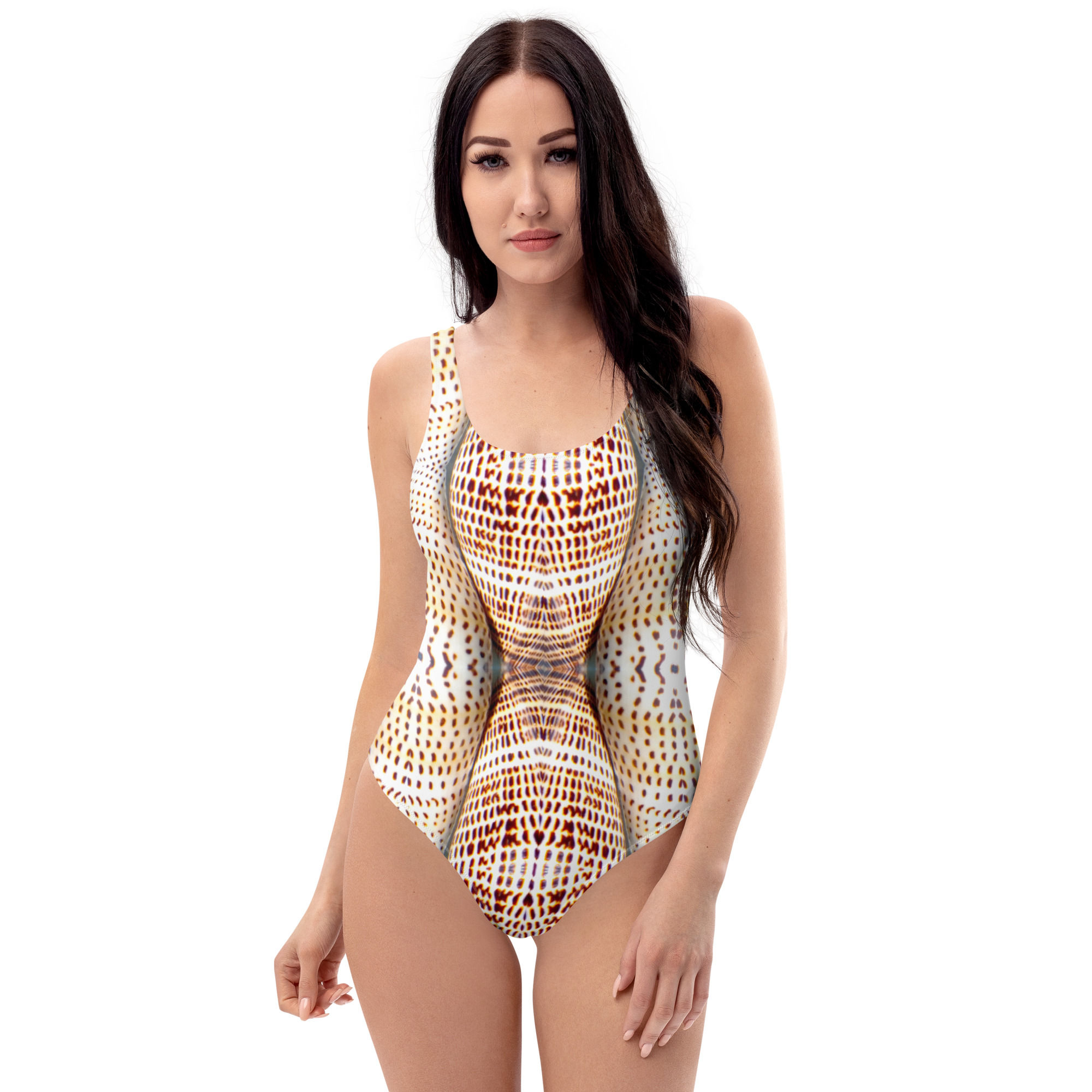 Lettercone One-Piece Swimsuit