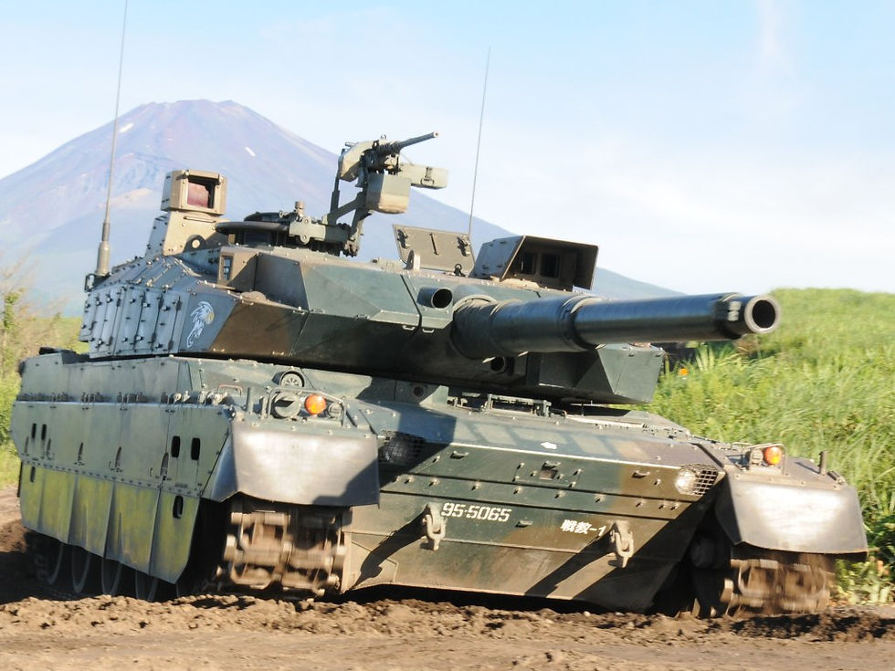 「情報化戦闘」に対応した10式戦車＝陸自提供