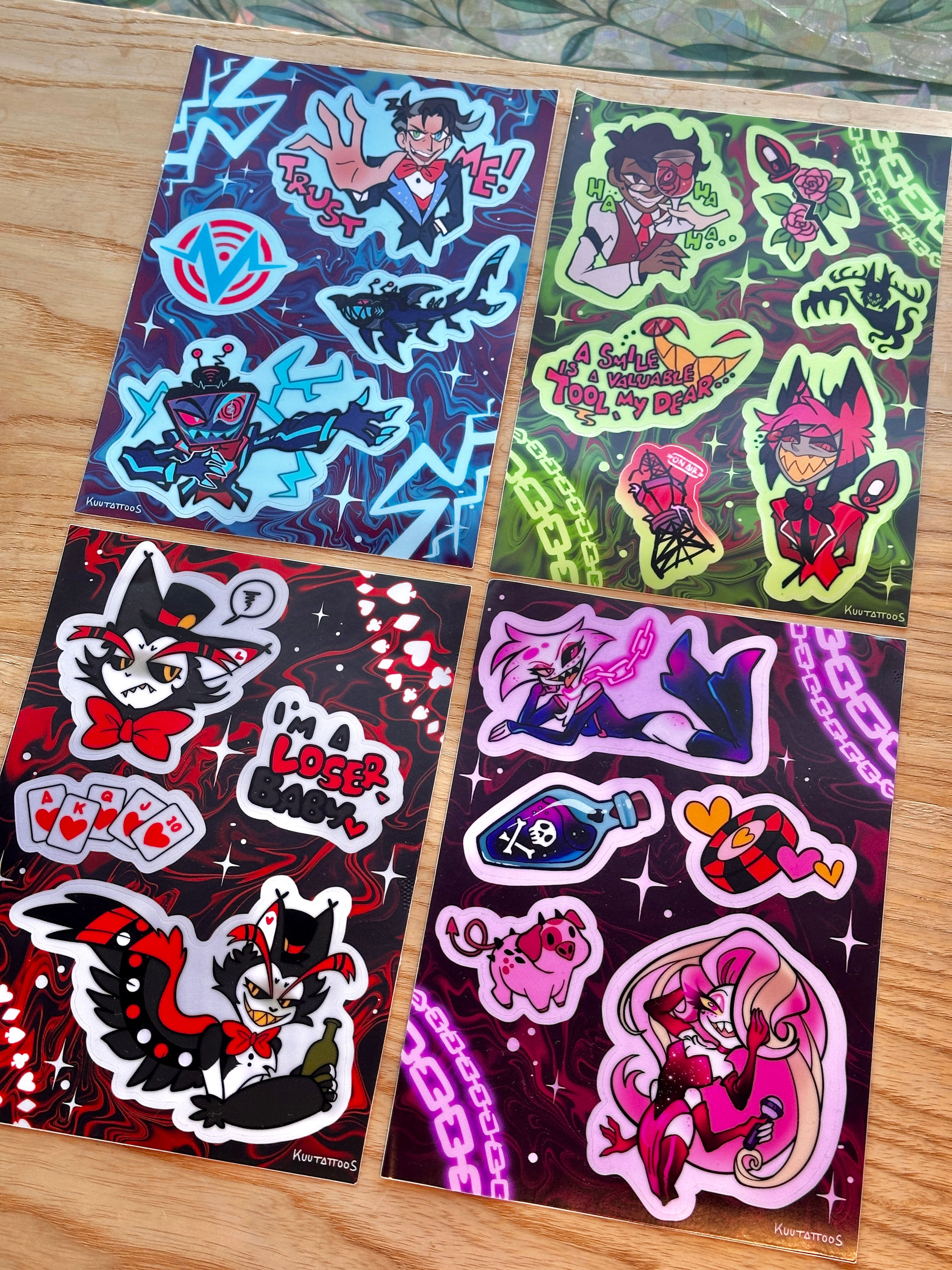 Hellish Sticker Sheets