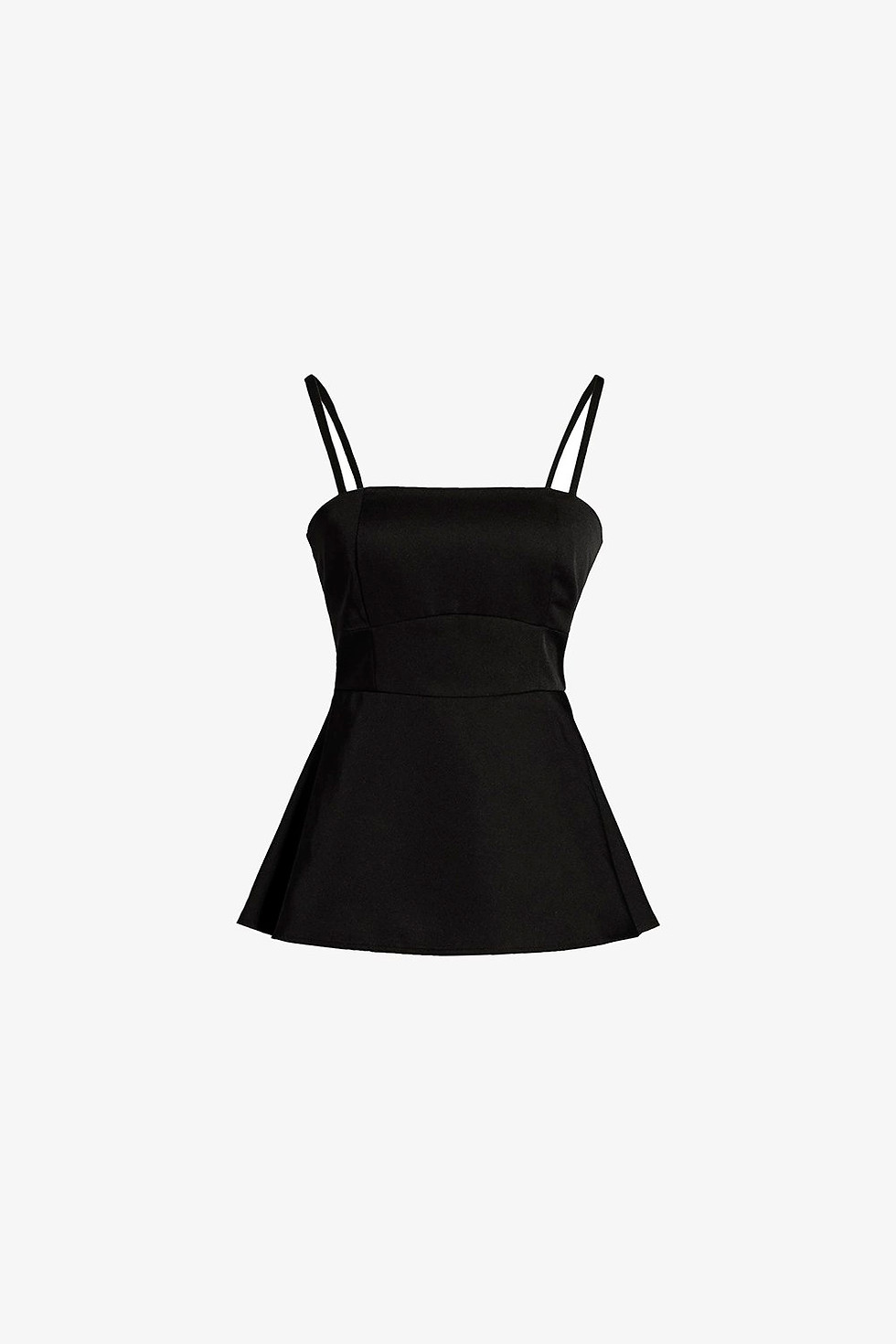 Thumbnail: Áo peplum hai dây màu đen
